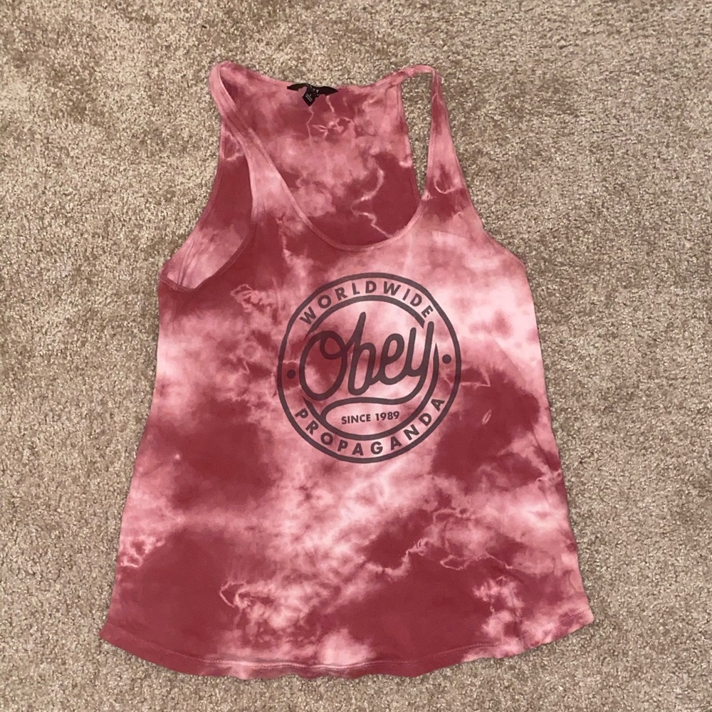 obey tie dye shirt